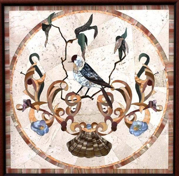 панно в технике флорентийской мозаики