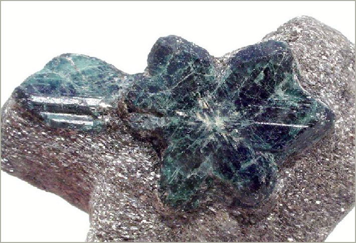 Александрит кристалл -тройник. Бразилия