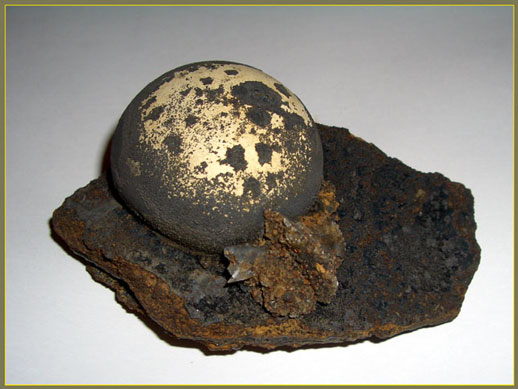 spherulite of Baryte mineral